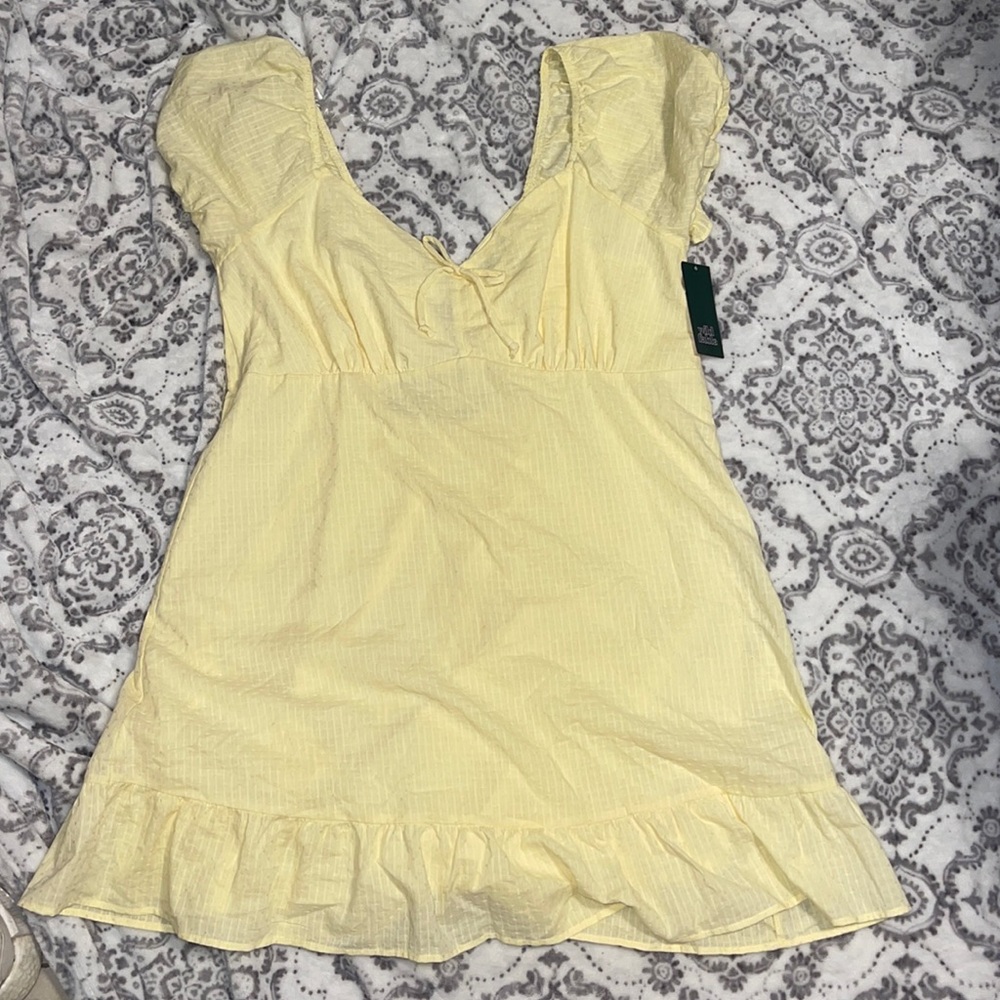 Cute Yellow Sunday Dress